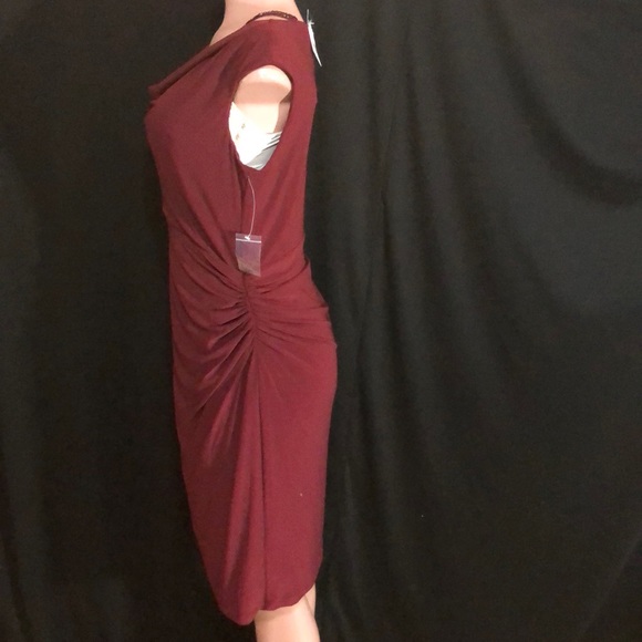 NWT RALPH LAUREN Ruby Ruched Jersey Work Dress - Picture 6 of 8